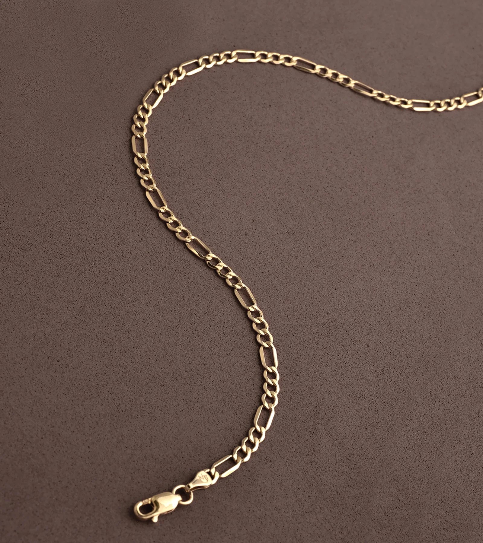 Gold Chain Necklace Collection - 14K Solid Yellow Gold Filled Figaro Chain Necklaces for Women and Men with Different Sizes (2.8Mm, 3.7Mm, 4.7Mm, 5.6Mm)
